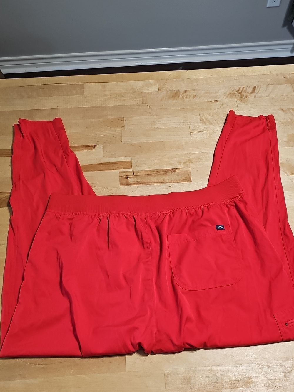 Adar Pro Modern Athletic Jogger Scrub Set Red 2XL - Picture 5 of 10